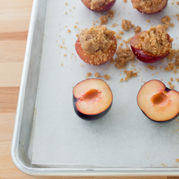 baked plums with honey crumble how to (6 of 7)