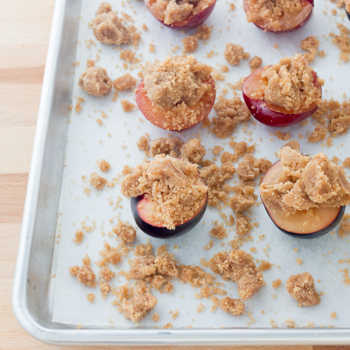 baked plums with honey crumble how to (7 of 7)