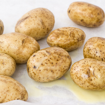 potatoes ready to bake.