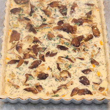 Asparagus Mushroom Quiche - how to (11 of 12)