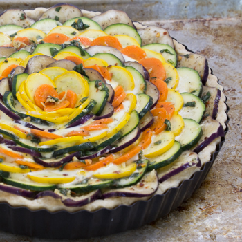 Layered Vegetable Torte - how to (4 of 4)